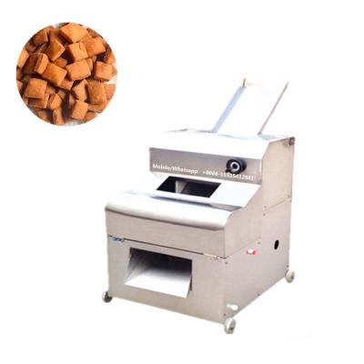 China High Efficinency Nigeria Dough Crispy Cube Making Machine For Chinchin Cutting for sale