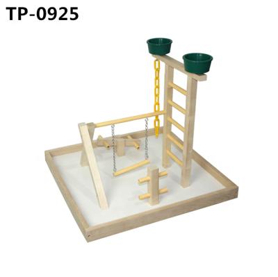 China Sustainable Application Eco Friendly Log Parrot Birds Wooden Stand Perch For Birds Claw Ground Climbing for sale