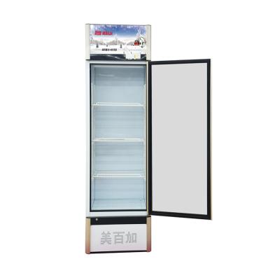 China Popular Single-Temperature Single-Door Amazon Energy Drinks Display Fridge Pepsi Supermarket Fridge For Supermarket Use for sale