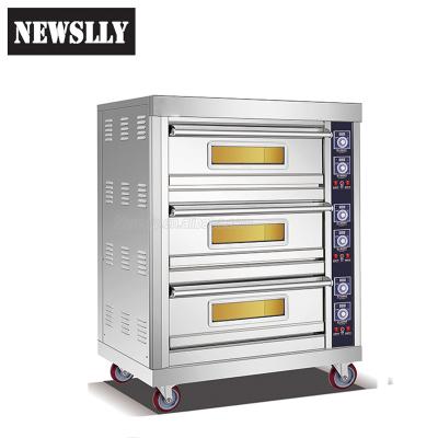 China Energy Saving CE Approved 3 Deck Commercial Electric Bakery Oven Bread Baking Oven for sale