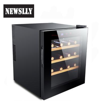 China Hotel 16 Bottles Countertop Electric Wine Cabinet Wine Fridge For Sale for sale