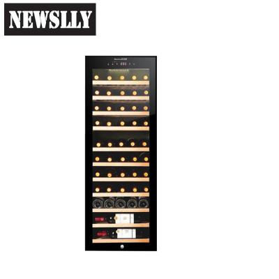 China YC-72 Eco-friendly / Healthy Directing Cooling 120 Bottles Recycling Air Compressor Wine Cooler Wine Fridge for sale