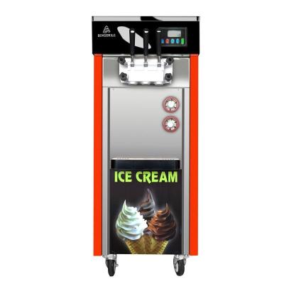 China High quality snack factory service 2+1 ice cream machine soft eggnog bun ice cream machine flavous for sale