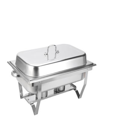 China Newslly Classic High Quality Square Economy Top Stainless Steel Electric Chafing Dishes Shake Food Warmers for sale