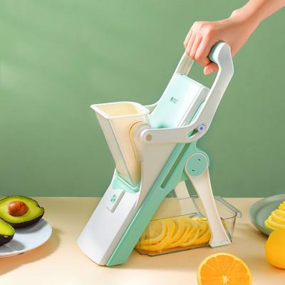 China Multifunctional Plastic Kitchen Cutter Vegetable Vegetable Grater Cutting Potato Carrots Shredding And Slicing Tools Not Hurt Your Hands for sale