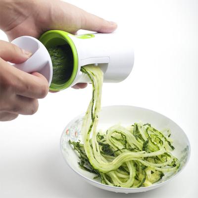 China Viable 3 in 1 Vegetable Cutter Grater Cucumber Carrot Shredder Household Food Shredder Spiral Slicer Peeling Machine for sale