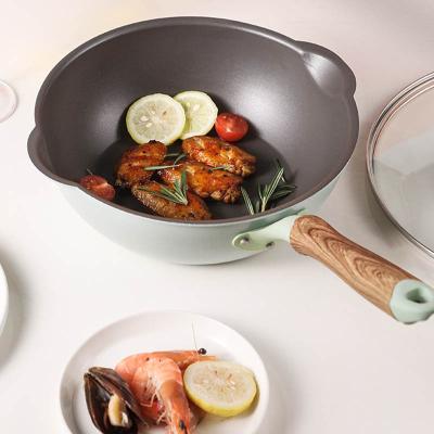 China Small Modern Stone Pot Maifan Kitchen Wok Household Cooking Pot Small Stock Pan Non-Stick Cooker General Purpose for sale