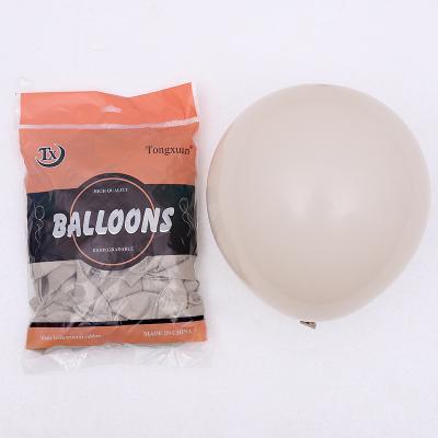 China Wholesale Party Festival Supplies in Retro Bean Green Color Retro Running Latex Matte Party Balloons 12 inch for sale