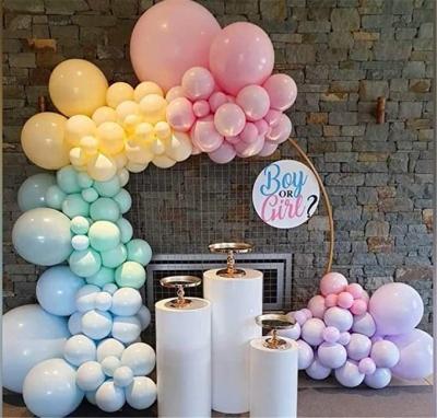 China Festival Decoration Macaron Girls Birthday Colorful Latex Balloons for Party Balloons Decorations for Birthday for sale