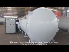 Wood Drying Process High Frequency Hf Wood Vacuum Drying Machine