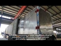 Customizable Capacity High Temperature Wood Carbonization Kiln Intelligent Operation