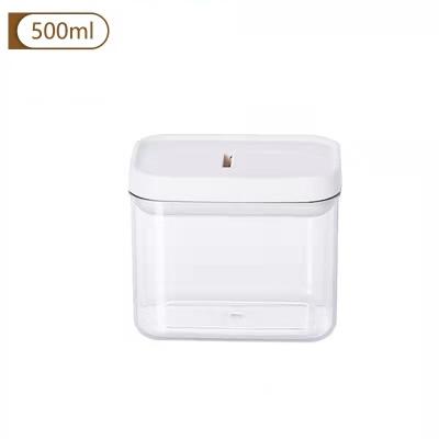 China 500ML PP Plastic Set Food Fridge Storage Box Food Grade Airtight Leakproof Square Small Container Refrigerator OEM Customized BPA Free for sale