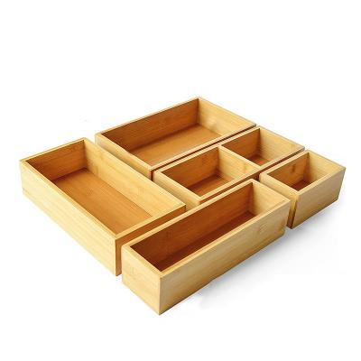 China Combination Support Optional Customization Sell Well New Type Bamboo Kitchen Drawer Organizer for sale