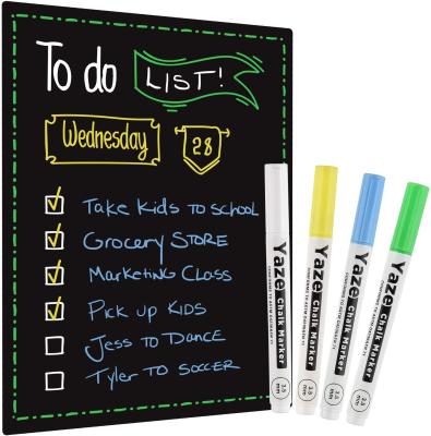 China Durable Black Grocery Board Kids To Do List Magnetic Whiteboard Sticker Whiteboard Easel for sale