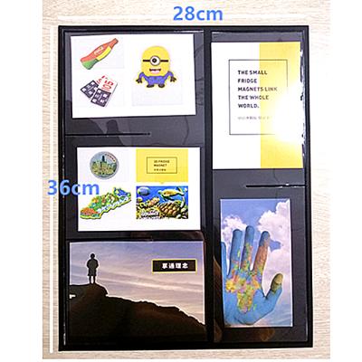 China Home Decorations Customized Size PVC Fridge Magnet Pocket High Quality Customized Photo Frame for sale