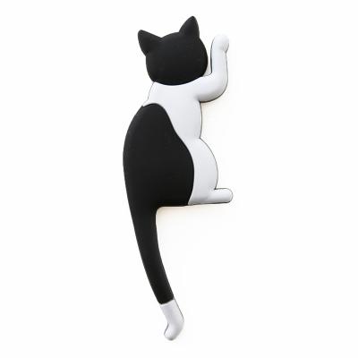 China Shape Cheap Cute Cat Tail Hook PVC Fridge Magnet For Gift for sale