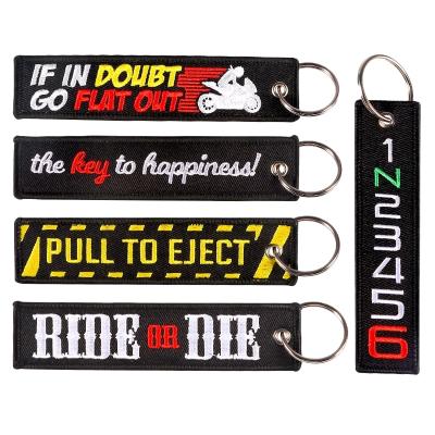 China Wholesale promotion gift motorcycle keychains embroidery car, blike, motorcycle key chains dropshipping acceptable for sale