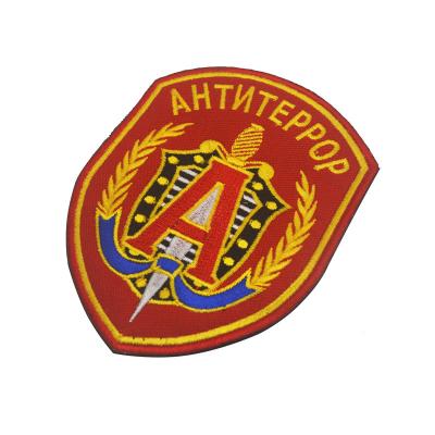 China 3D Russia Tactical Patches Army Embroidery Patch Hook&Loop Apparel Badge OEM Ahtnteppop for sale