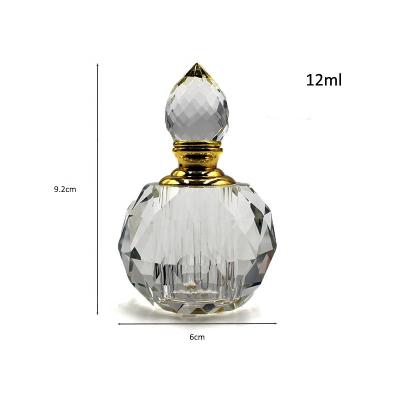 China Fashionable Europe K9 Crystal Perfume Bottle Optical Gift For Women Girlfriend Mother's Day Wedding Favor Gift Souvenir for sale