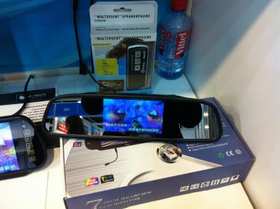 China OEM 4.3 inch rear view mirror with dynamich guidelines reverse camera display auto-brightness adjustment for sale