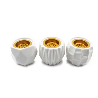 China Cheap Decoration Factory Direct Sale Hotel Wedding Favors Home Decoration Incense Holder White Ceramic Censer for sale