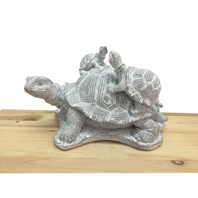 China Handcraft Large Hot Sale Hand Painted Animal Design Large Cement Turtle Figurine For Outdoor Pool Garden Decor for sale