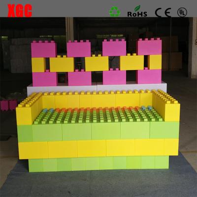 China Rotational Moulding Kids Playing Blocks , Plastic Building Blocks For Toddlers for sale