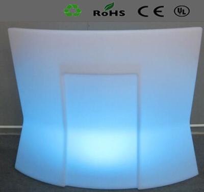 China Wonderful Plastic Glowing LED Sofa For Home / Wedding / Birthday Party for sale