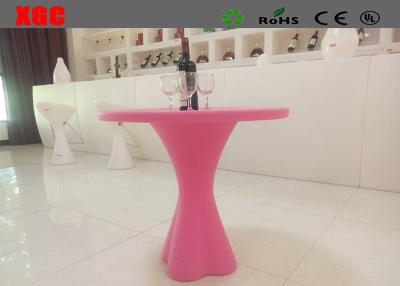 China Round Shape Plastic Outdoor Furniture Cocktail Table for Coffee Shop for sale