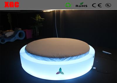 China Upscale Style RGB LED Light Bed IP54 Round Shape 225*225*40cm Size for sale