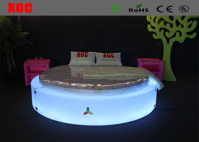 China Hollow Structure Plastic Illuminated Chaise Durable For Couple Hotel for sale