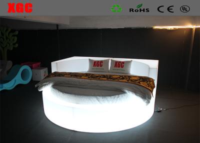 China Water Resistance Round Led Lights Under Bed With 16 Changeable Colors for sale