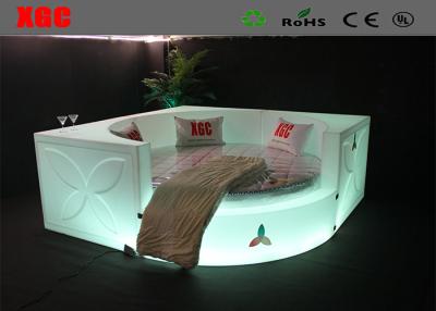 China Changeable LED Light Bed Hollow Structure Lightweight 235*235*85 Cm Size for sale