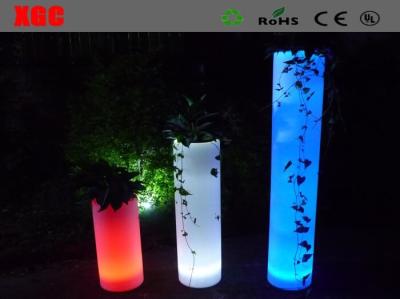 China Plastic Light Up Multi Colors Round  Led  Decorative Furniture For Outdoor for sale