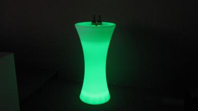 China Plastic Remote Control Rgb  Illuminated 110 Powered Plant Pots With Led Light for sale