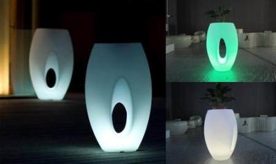 China Led Glowing Flower Pots Lights Garden Plant Pots for sale