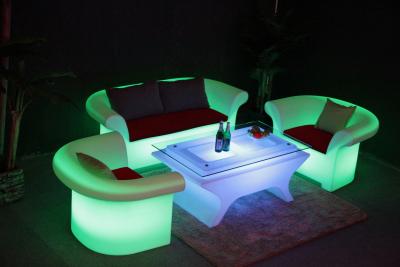 China LUMINOUS LED Lounge Sofa  Living Room Led Sofas KTV SOFA for sale