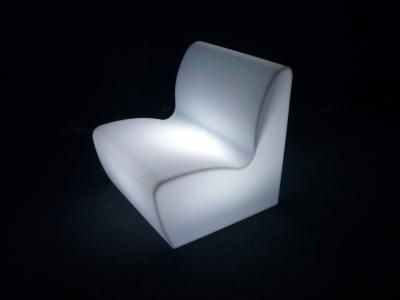 China Modern Sofa Furniture  LED Light Sofa PE Material for Night Club DOUBLE CHARI SOFA for sale