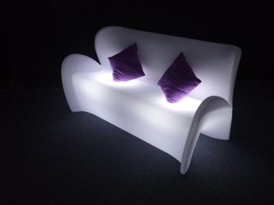 China Three Seaters LED Light Sofa Butterfly Shape For Outdoor Events , CE UL Listed for sale