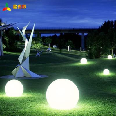 China Custom Outdoor Yard Decor Decorative Furniture Light Up Balls For Kids for sale