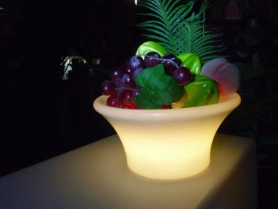 China Professional Led Illuminated Furniture , Colorful Glowing Ice Bucket for sale