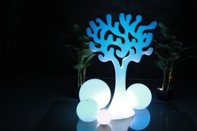 China Home Decoration Outdoor Garden Decor Plastic Christmas Tree With Led Light for sale