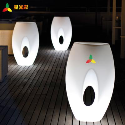 China White Outdoor Lawn And Garden Decor Polyethylene Egg Shape Flower Pot for sale