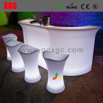 China LED bars table PE bar table , Glowing bar furniture for sale