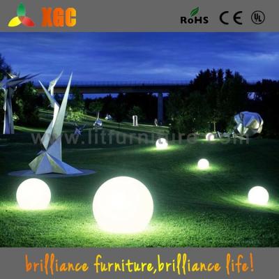 China garden decoration LED plastic light  balls outdoor events balls 16 colors for christmas  decoration for sale