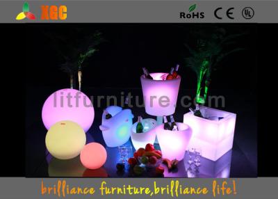 China Nightclub Unbreakable LED ICE Bucket Bar Led Light Up Furniture CE Listed for sale