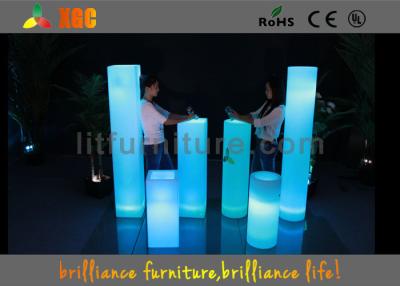 China Wedding Decoration Carbon Fiber Furniture Corporate Events LED Pillar Unbreakable for sale