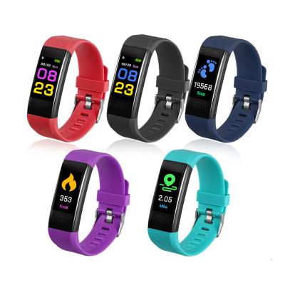 China IP67 Waterproof 115 Band Heart Rate Blood Pressure Monitor Sports Wristband Smart Watch For Kids 2020 for sale