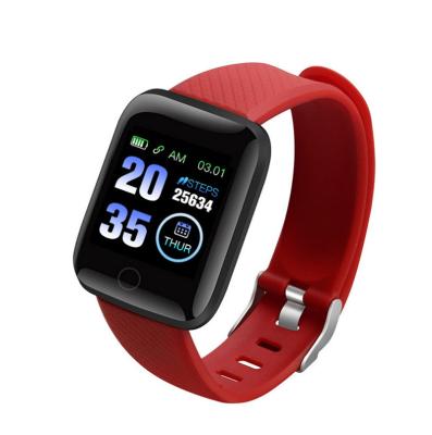 China Large Screen IP67 Pedometer Heart Rate IP67 Wristband Women Waterproof Wristband Watch Wireless Children for sale