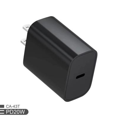 China 20W USB-C Power Adapter QC 3.0 USB Wall Travel High Speed ​​Charger Adapter Palladium PD Fast Charger For Iphone for sale